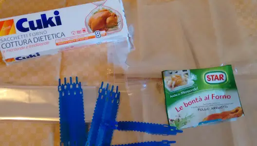 sachetti per la cottura dietetica