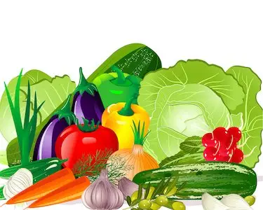 disegno di cesto di verdure