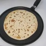 piadina cotta nel testo di alluminio